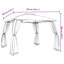 3m x 3m Powder Coated Steel Gazebo-108051824