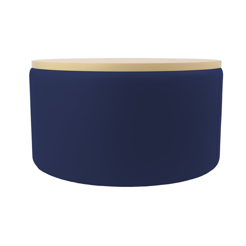 Repose-pieds rond 30 po Pro Series, Bleu marine / beige