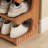 5-Layer Independent Tier Wood Shoe Rack, Space-Saving Vertical Storage Unit for Entryway & Hallway-129675287