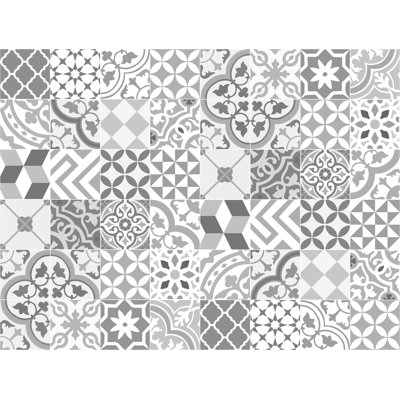 Isabel Vinyl Machine Printed Area Rug
