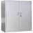 71" Gray Metal Storage Cabinet With Locking Doors And 4 Adjustable Shelves Heavy-Duty Steel Cabinet For Garage Laundry Office Or Warehouse-1200970658