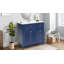 Meuble-lavabo avec lavabo, meuble-lavabo à structure en bois avec tiroirs à fermeture en douceur