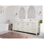Meuble-lavabo double 84 po avec comptoir en quartz Aberdeen-102097540