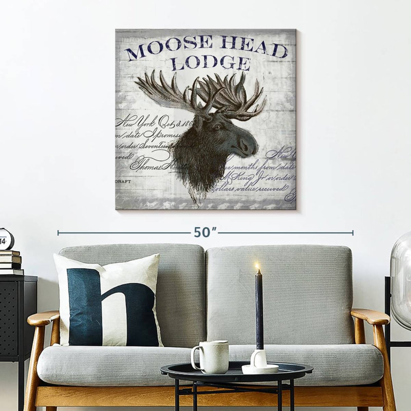 Tergel Moose Head Lodge, H 30 po x l 30 po