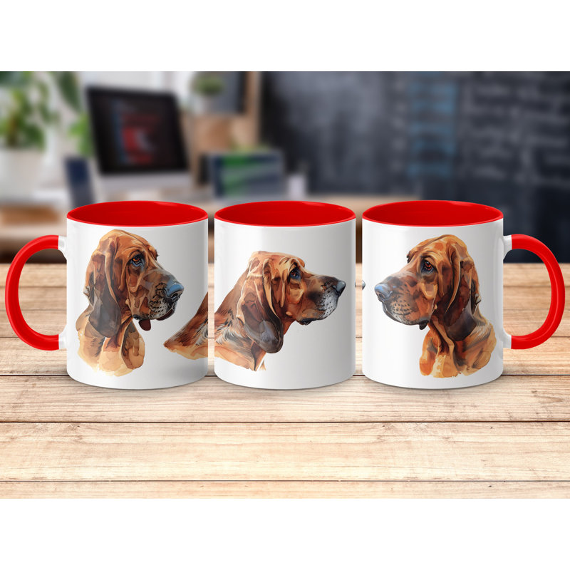 Ceramic Coffee Mug, 2, Red