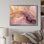 «Tender Liquide Vintage Pink Gold Waves - Abstract Shape», reproduction d'art