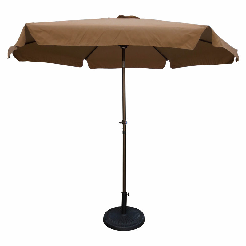 Parasol de marché 9 pi Patson, Chocolat