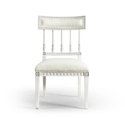 White Upholstered Dining Chair