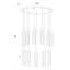 Lustre cylindrique à 11 lumières Mortola-90565848