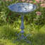 Bain d'oiseaux sur piédestal en métal Mattison-1205314587