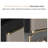 Black Manufactured wood Shoe Storage