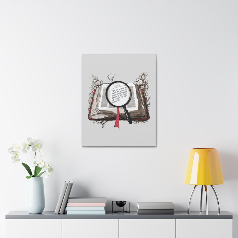 No Frame Print on Canvas, 16cm H x 12cm W
