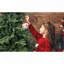 Arbre de Noël 5 pi en PVC vert + PE avec 1488 pointes - Arbre à charnières plein et luxuriant avec support en métal, assemblage facile, conception d'aiguille mixte réaliste-2141076638