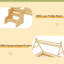 Lit plateforme avec escalier, structure de lit simple en bois massif, profil bas et conception amusante pour enfants-175941524-175941522