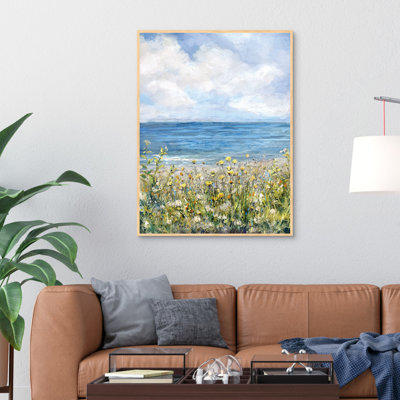 Art mural encadré "Coastal Wildflowers" par Studio Arts