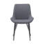 Grey Retro Bucket Style Dining Chair 