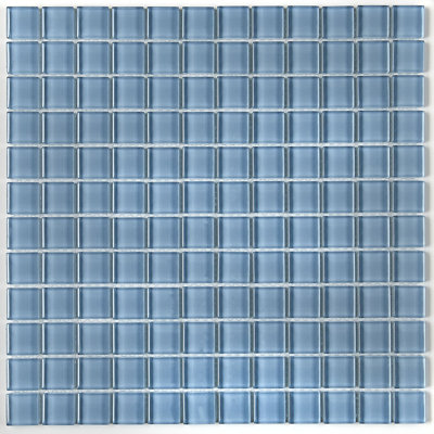 Geneva 1" x 1" Glass Grid Mosaic Wall Tile