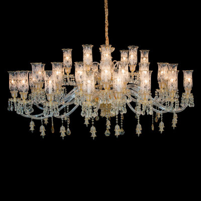 Style bougie classique/traditionnel 24 lumières lustre Morwenna