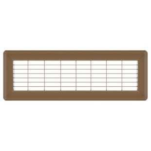 Gril de plancher brun de gros calibre