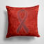 Housse de coussin d'extérieur carré Ribbon for multiple myeloma cancer-568021165