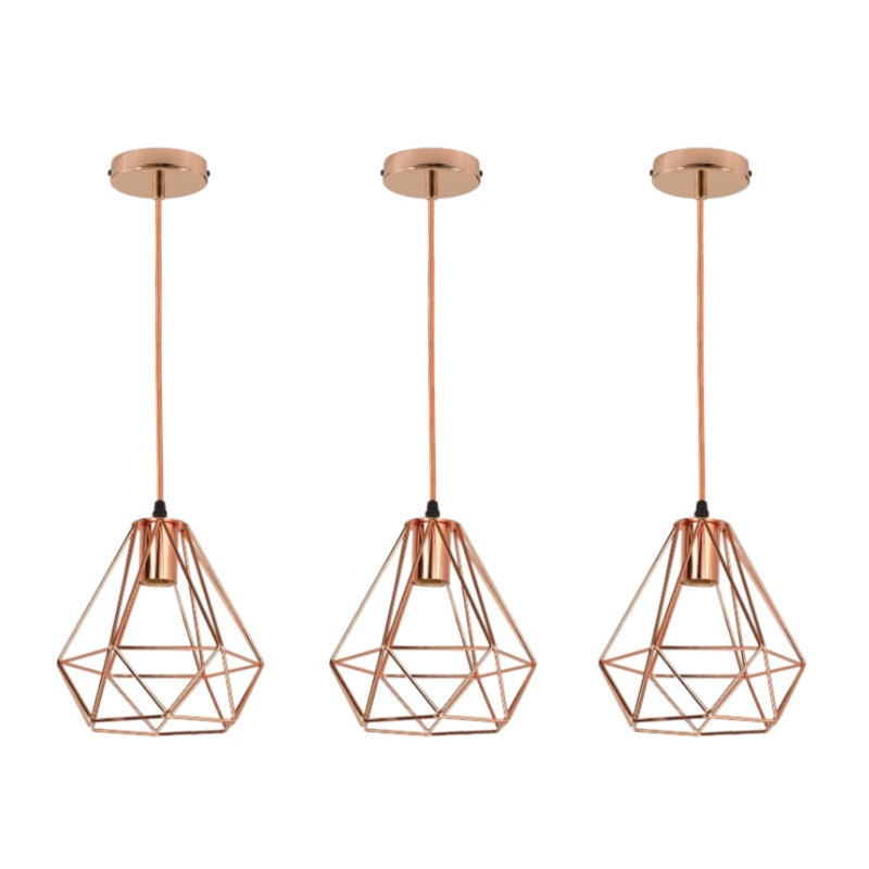 3 - Light Rose Gold Pendant