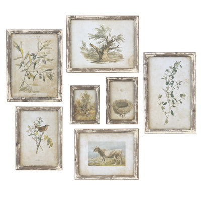 Ensemble de 7 reproductions Old Olive Farm