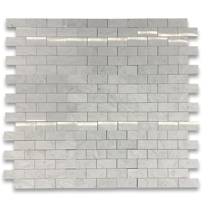 Carreau de mosaïque en marbre 12 po x 12 po
