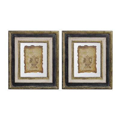 Lucian Framed Antiqued Sculpture Print