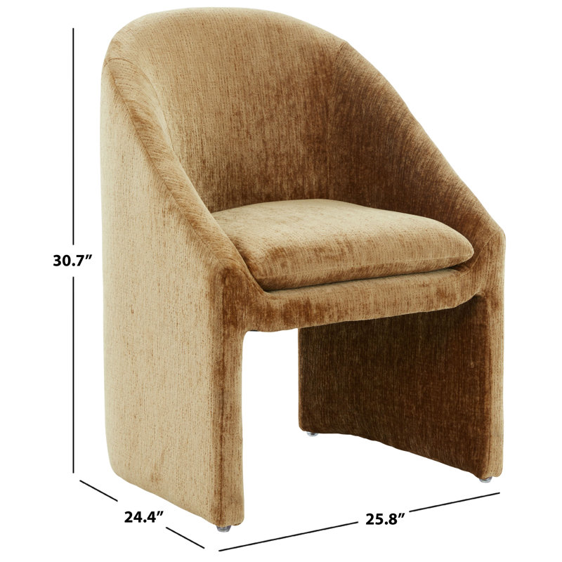 Kagan Chenille Dining Chair, Amber