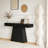 Italian-style minimalist wooden console table