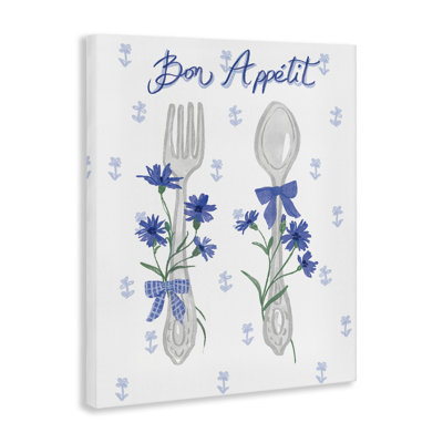«Bon Appetit Floral», art mural sur toile par Ilis Avilés