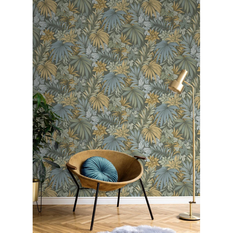 Rouleau de fleurs Barryan, Bleu foncé