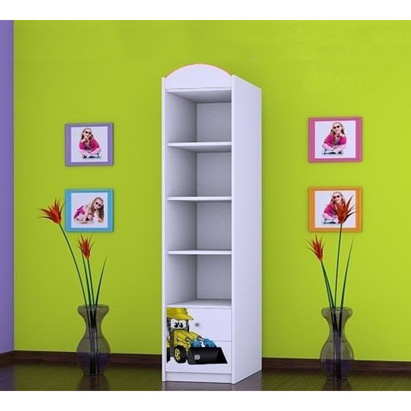 Kiro 1 Door Wardrobe, White