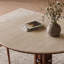 Table ronde rétro en pierre frittée-73436285
