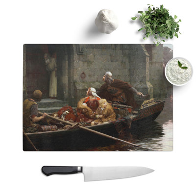 In Time of Peril by Edmund Leighton Chopping Board
