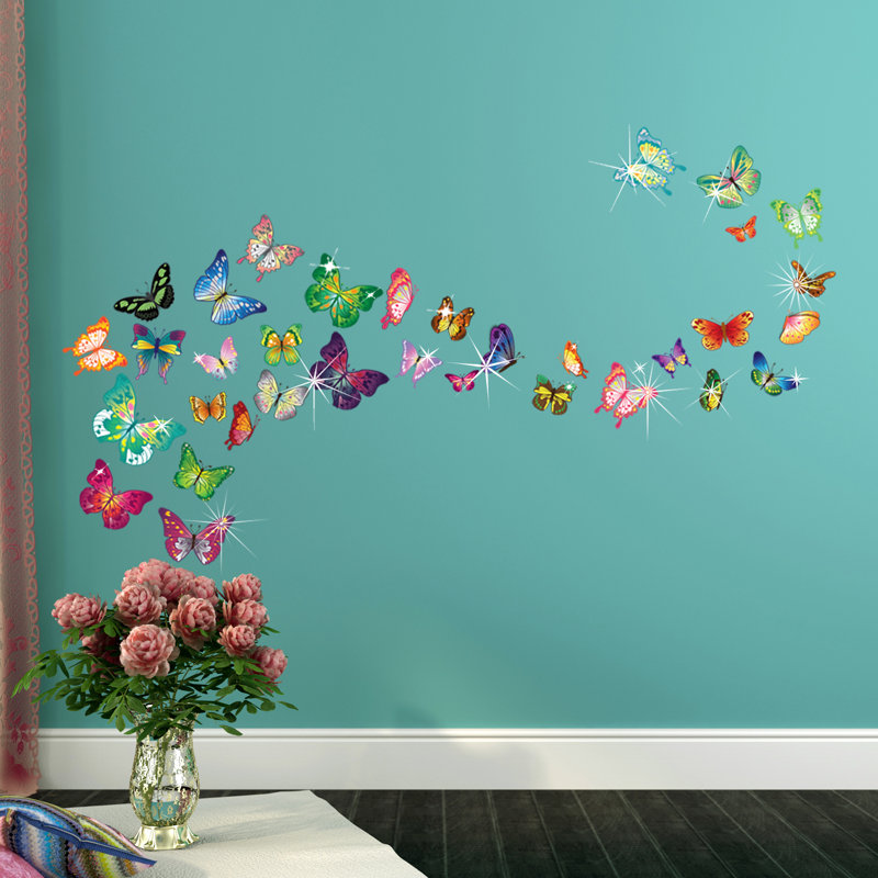 Cote-Crosskill Insects Non-Wall Damaging Wall Decal