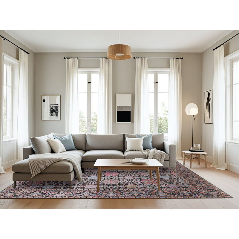Thorfin Oriental Indoor Rug, Rectangle 8' x 12'