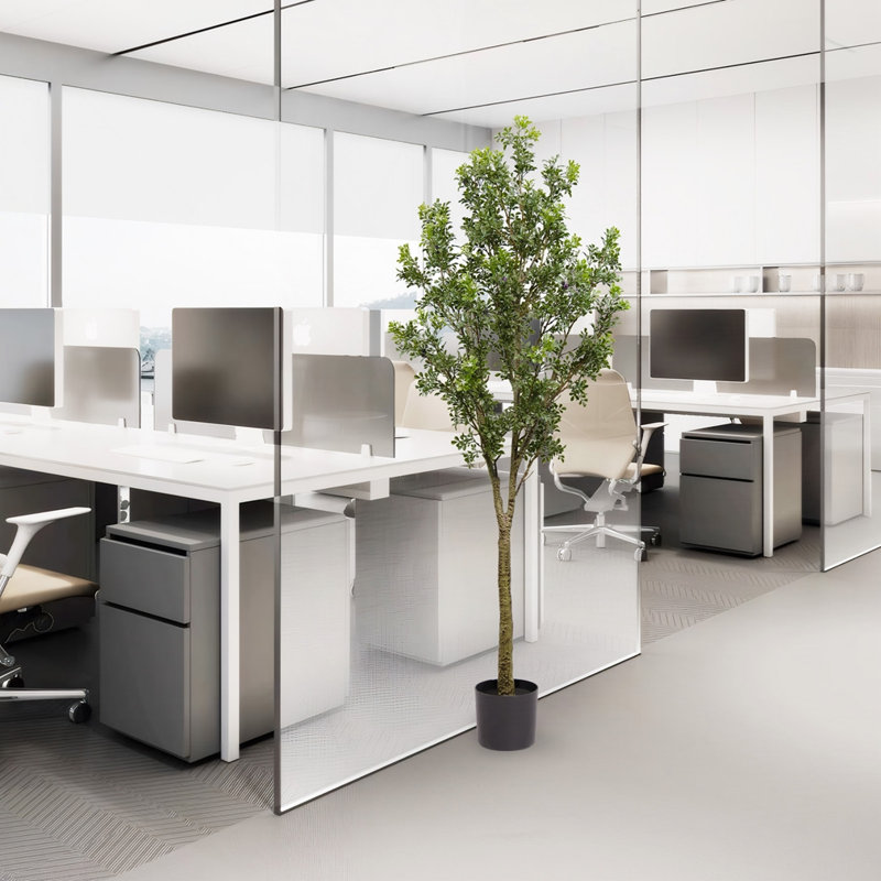 70.8"H Artificial Olive Tree 1pc/set
