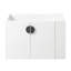 Base de meuble-lavabo avec lavabo, armoire de rangement avec portes, bois d'ingénierie-112367388