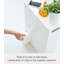 Stockeur de papier hygiénique, distributeur de rangement de salle de bain Yamazaki Home, acier, poignées