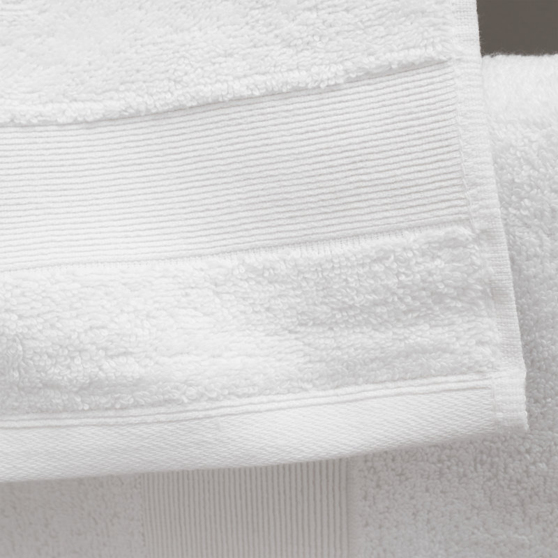 Anti-Bacterial 100% Cotton Towels, White