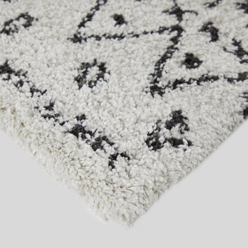 Tapis marocain à poils longs Addison, Rectangle 7 pi 10 po x 10 pi