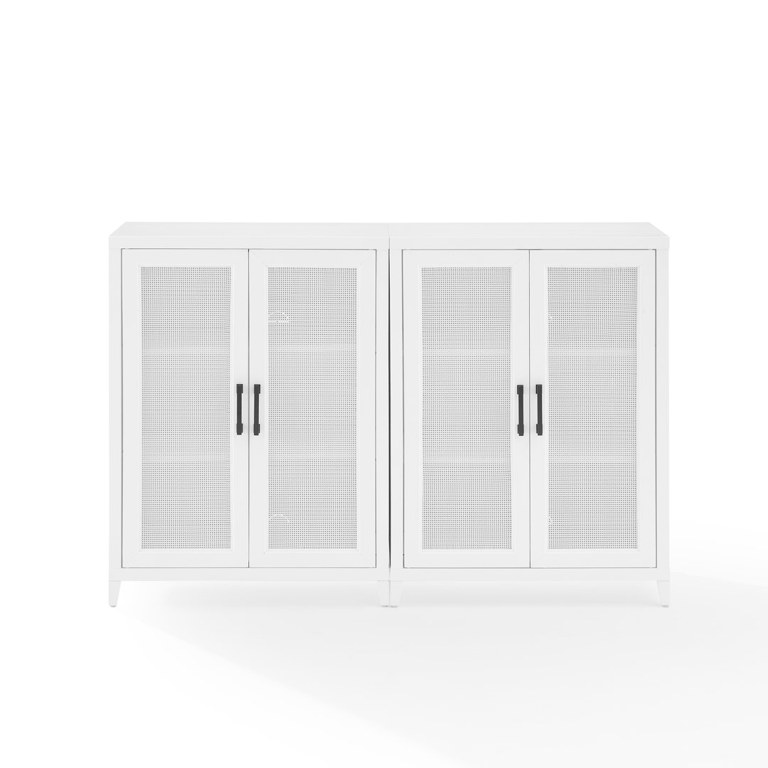 Vieux 37.75'' H Media Shelves Rosecliff Heights