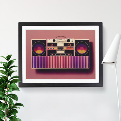 Retro Boombox Vol.4 - Single Picture Frame Painting