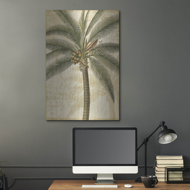 «Royal Palm II» par NBL Studio, art mural en métal, H 36 po x l 24 po