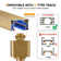 5-Colour LED Track Lighting Heads H Type Track Light Heads Dimmable(4 Pack)