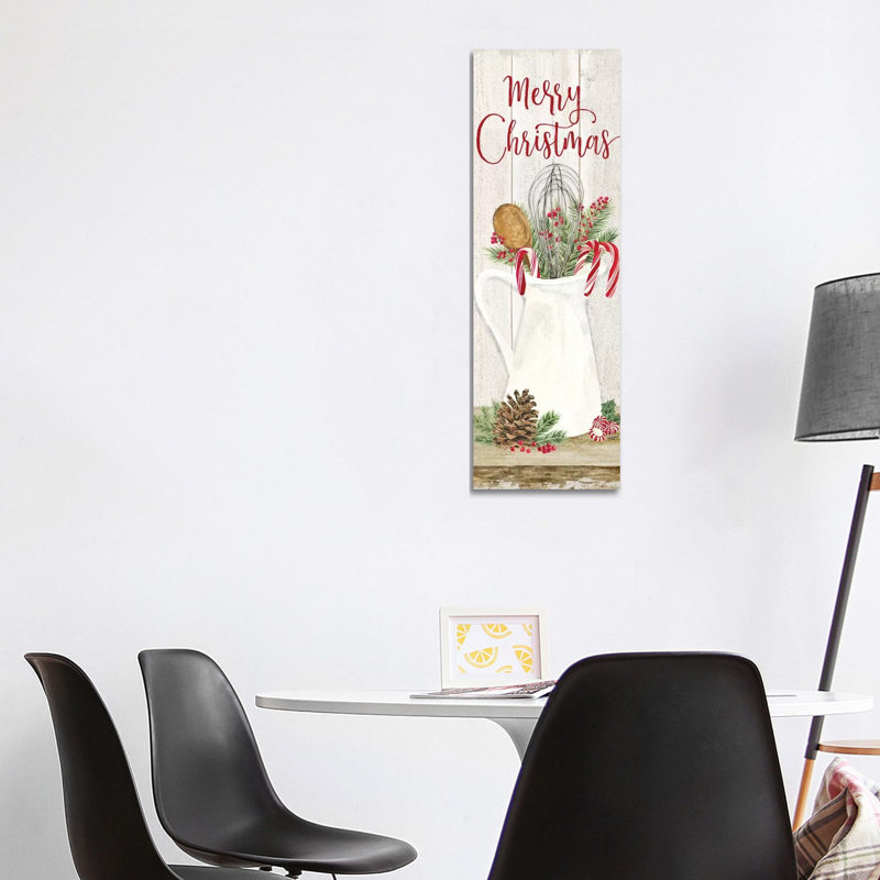 Christmas Kitchen Panel II-Merry Christmas by Tara Reed - Wrapped Canvas Panoramic Gallery-Wrapped Canvas Giclée