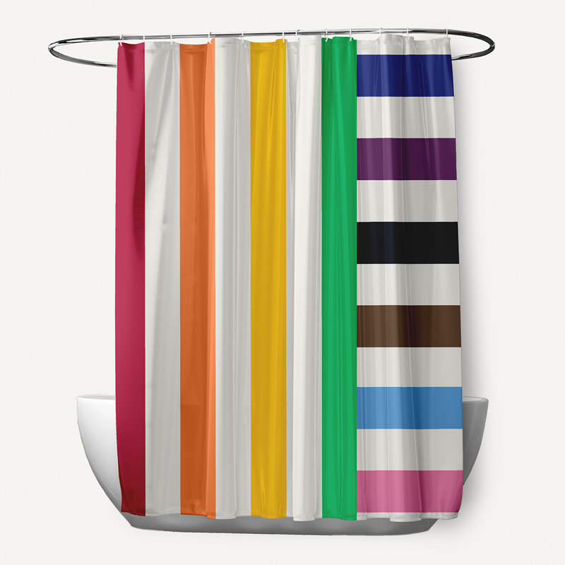Rideau de douche Iriana, Multicolore