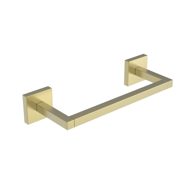 Skylar Towel Bar, Satin Brass (PVD), 1.8" H x 9.8" L x 3.25" D