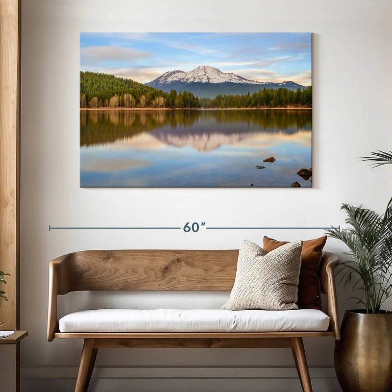 Alvord, reflet du lac Shasta, H 32 po x l 48 po